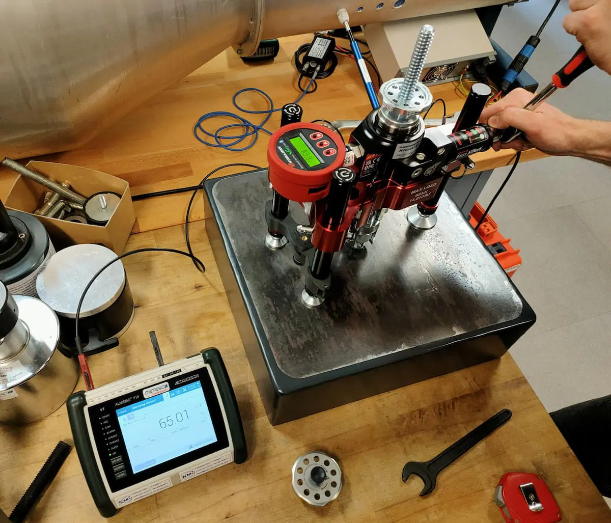 Metesco Kalibratie Hydrajaws M35 Kalibratie